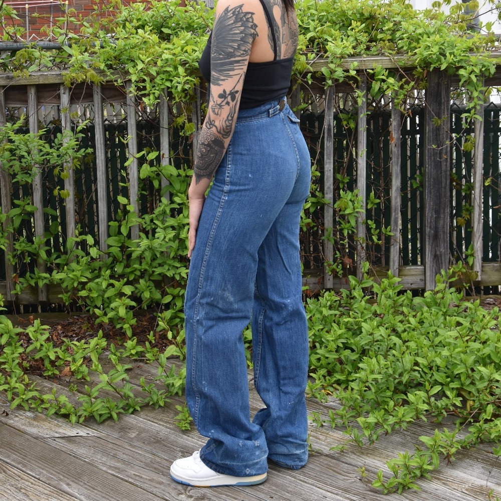 ❌SOLD❌1970s Levi Strauss High Waisted Jeans - Picture 3 of 6